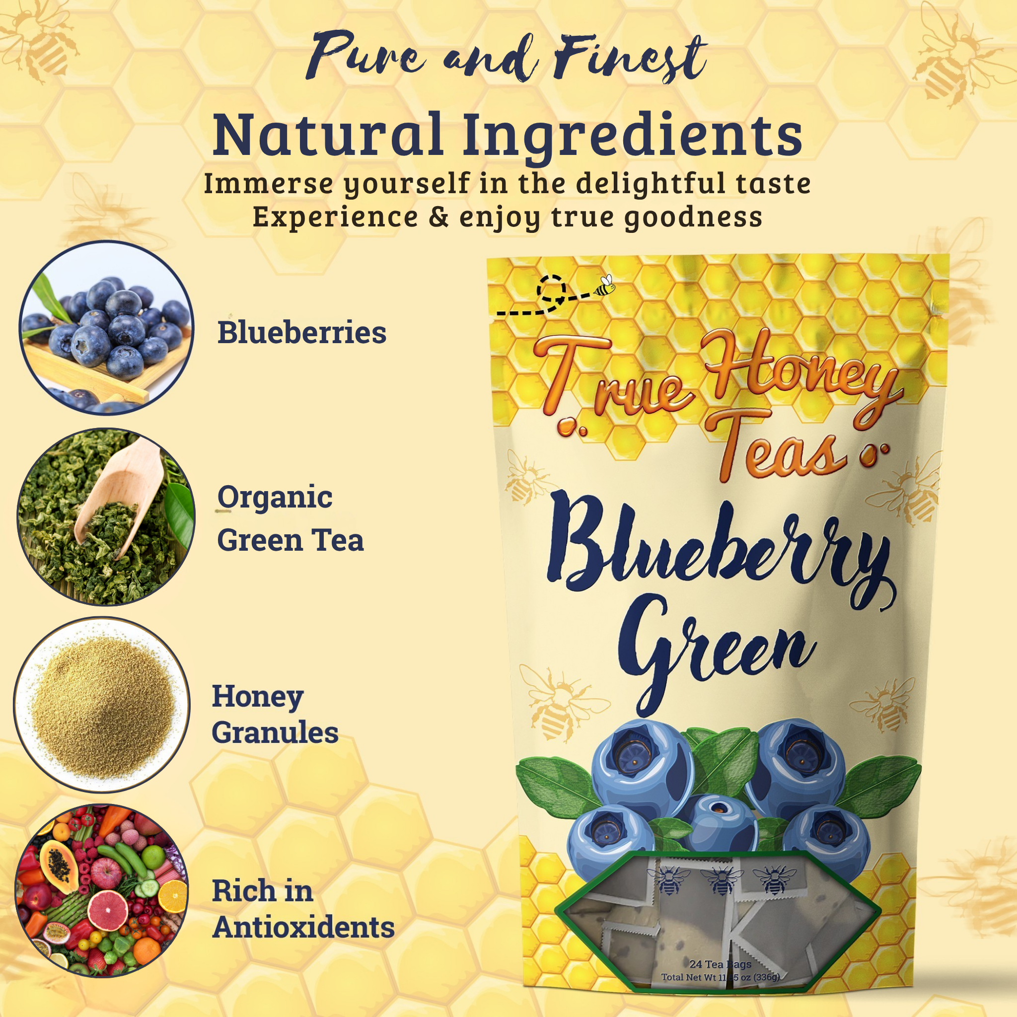Blueberry Green Tea
