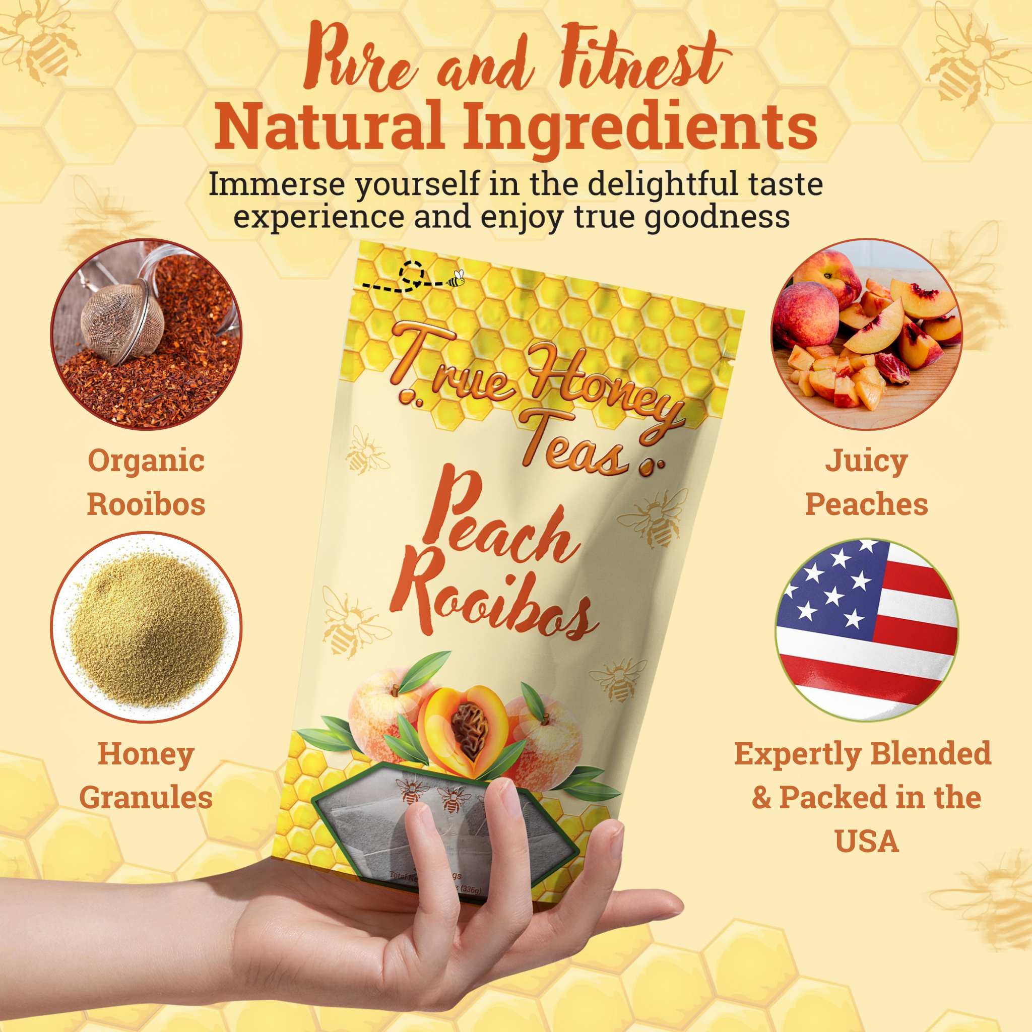 Peach Rooibos 24 Pack