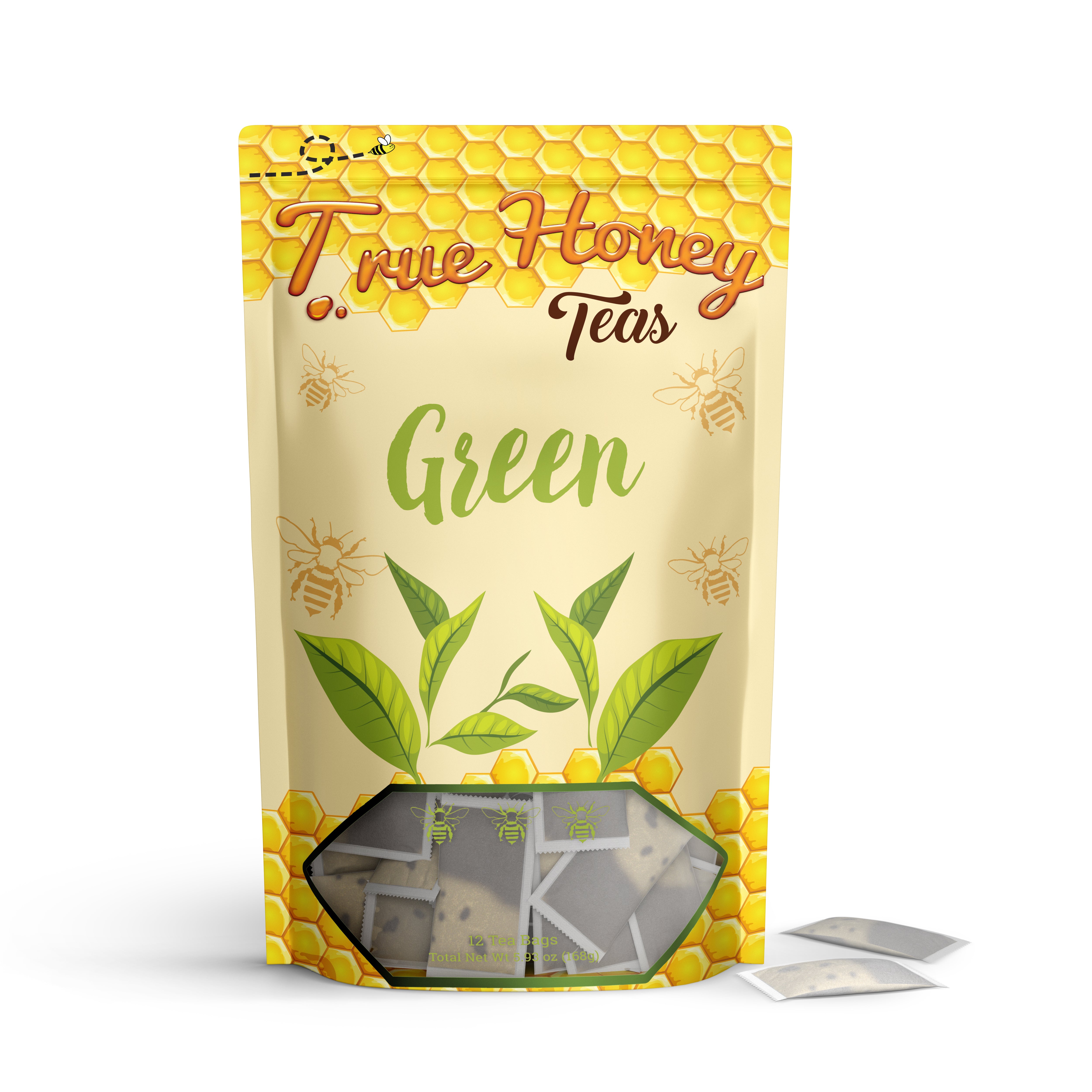 Green Tea Bags – 24 Pack – True Honey Teas