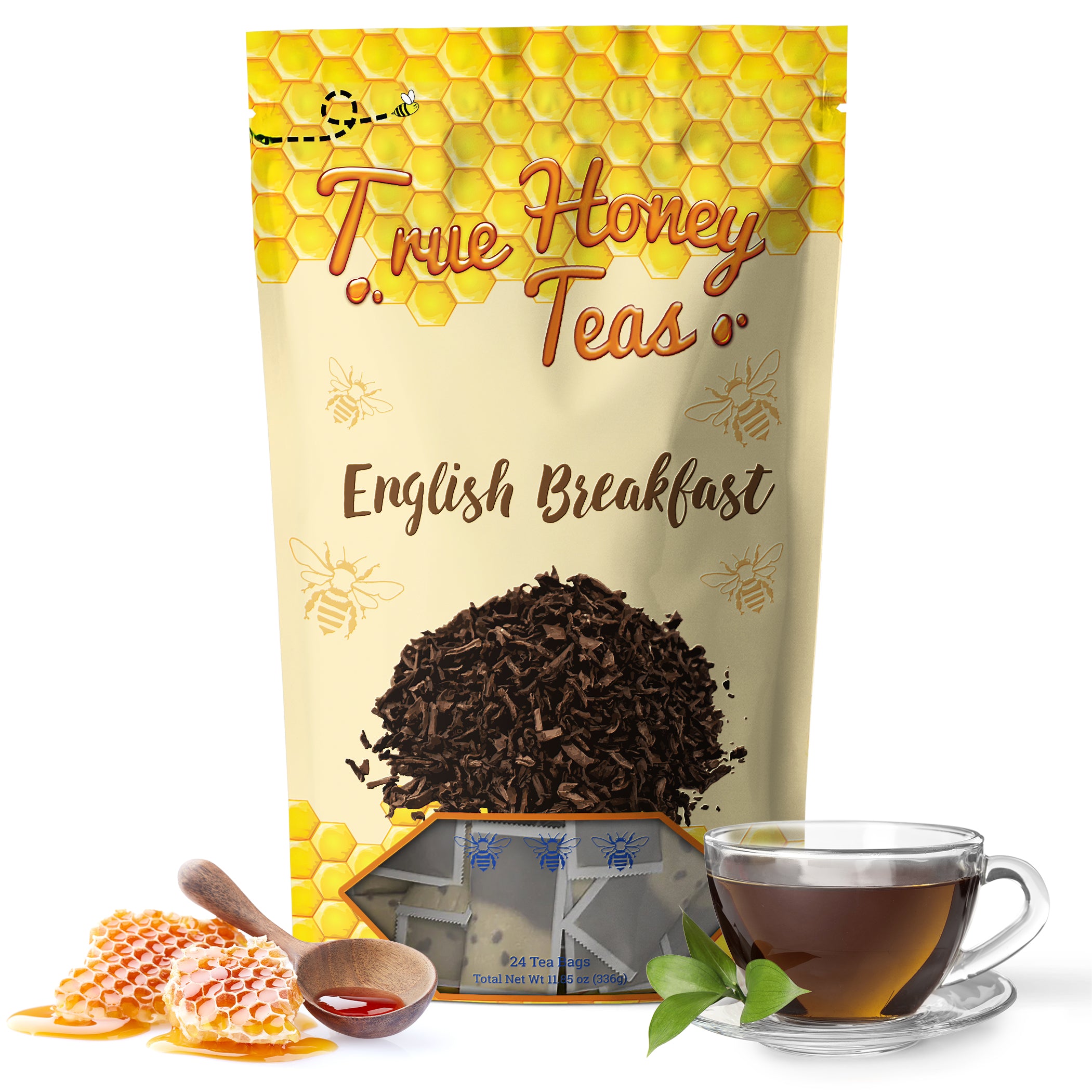 English Breakfast Tea – 24 Pack – True Honey Teas